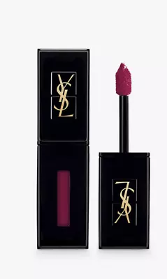 YSL VERNIS A LEVRES Vinyl Cream  Creamy Lip Stain 415 Fuchsia Beats BNIB  **** • £20