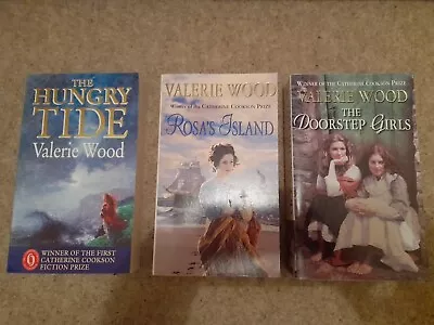 Valerie Wood X3 Book Bundle:rosa's Island/hungry Tide/doorstep Girls • £4.99