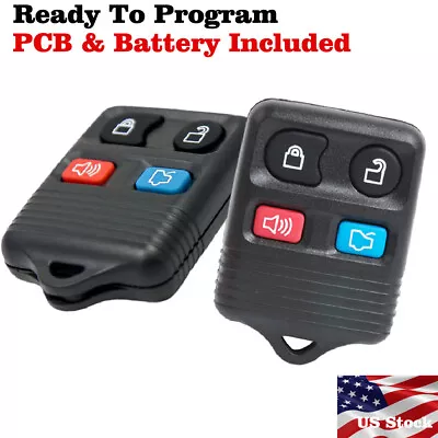 2 Remote Car For Ford 1998-2011 2012 Expedition Explorer Taurus  Focus Key Fob • $7.85