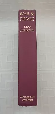 War And Peace (Leo Tolstoy - 1967 Macmillan  • £6.99