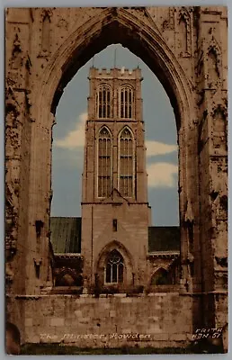 The Minster Howden East Riding Of Yorkshire England Postcard Postmark 1969 • £5