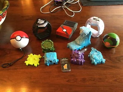 $64.99 • Buy Pokémon Jakks Pacific Tomy Lot Accessories Cards Pokédex Z-Ring Pokéball Pokemon