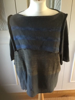£14.99 • Buy LesARTinsanes 100%linen Knit Jumper One Size