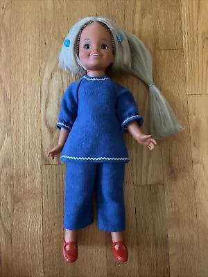 Vintage Ideal Chrissy Velvet's Malibu Friend Dina Doll Hair Grow Posin Hips 1971 • $35