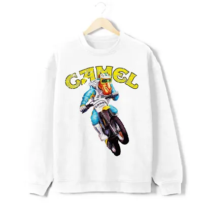 Joe Camel Sweatshirt Joe Camel Dirt Bike Supercross Vintage AD Custom Graphic • $37