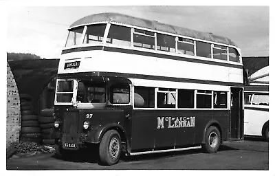 Vintage Photograph Double Decker Bus - A & C McLennan Aberdeen (BU9) • £3.99