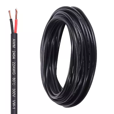 22 Gauge 2 Conductor Electrical Wire 22AWG Electrical Wire Stranded PVC Cord  • $16.66