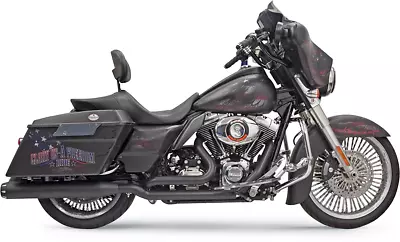 Bassani True Dual Down Under Exhaust Headpipes 2009-2016 Harley Touring FLHX • $676.95