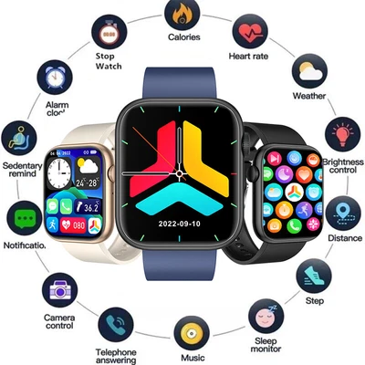 $65.99 • Buy New Smart Watches Men Women Bluetooth Call Heart Rate Monitor Fitness Tracker