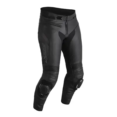 RST Sabre Leather Motorcycle Jeans Regular Leg Black • £139