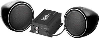 Boss Audio 600w 2-speaker Bluetooth Sound System Black All Honda Motorcycles • $125