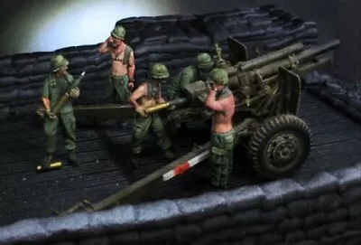 $35.09 • Buy 1/35 Resin Figure Model Kit US Marines Soldiers Vietnam War No Artillery Unpaint