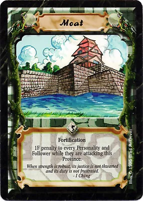 Moat - Emerald Edition - Legend Of The Five Rings CCG • $1.07