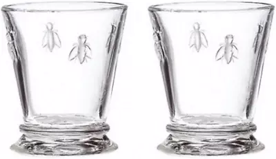 La Rochere 10oz Glass Tumbler Set Of 2 – Bee Tumbler 9 Oz • $49.09