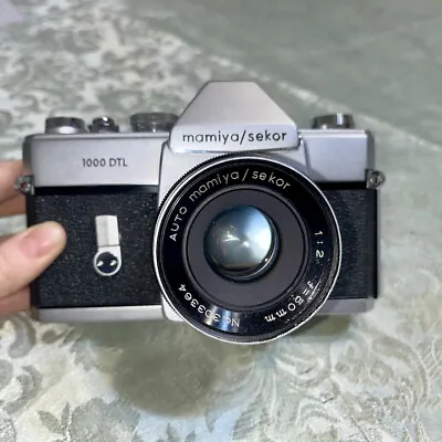 Mamiya 1000 DTL 35mm SLR With Mamiya Sekor 50mm F/1:2 Lens • $45.89