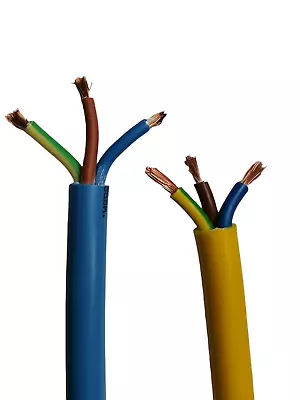£16.73 • Buy Arctic Blue 3183 Flex Cable 3 Core 1.5m 2.5 Mm Caravan Camping Artic Heavy Duty 