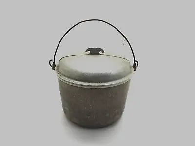 $49.99 • Buy Vintage Guardian Service Ware Cast Aluminum 12 Qt Stock Pot Kettle, Bail Handle