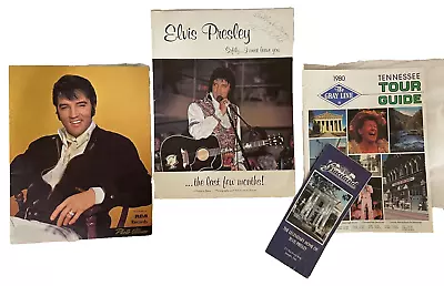 ELVIS PRESLEY's Bodyguard Dick Grob's Autograph On Pictorial Book Lot Of 3 • $25