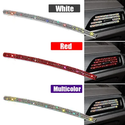 $3.81 • Buy 1x Bling Car Interior Strip Accessories Air Conditioner Outlet Vent Strip 20cm