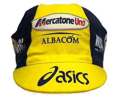 Mercatone Uno Asics Vintage Team Cycling Cap - Made In Italy By Apis • $12.71