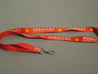 Belgium Spa Francorchamps  F1  Shell Grand Prix Paddock Lanyard Memorabilia  • $31.11