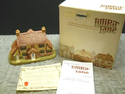 Lilliput Lane Stone Cottage English Collection South East NIB And Deeds 1984 • $59.95