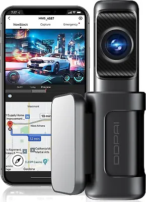 $349.99 • Buy DDPAI Dash Cam 4k, 2160P Dash Camera For Cars Built In 5G WiFi GPS With 64G EMMC