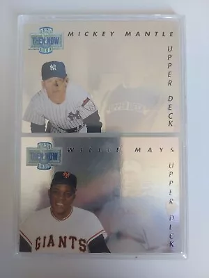 Trading Cards Micky Mnatel And Willie Mays. 1993 • $130