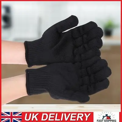 1 Pair Cut Metal Mesh Butcher Anti-cutting Breathable Work Gloves • £6.49