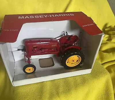 Massey Harris Mustang Wide Front 1/16 Diecast Farm Tractor By SpecCast With Box • $95