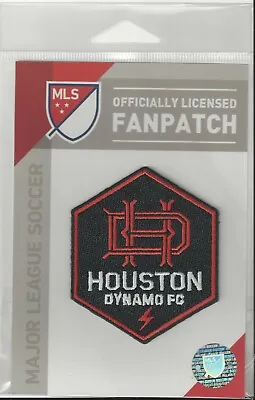 Houston Dynamo FC Primary Patch Sew On Iron On Official MLS Futball Logo In Pkg • $12.95