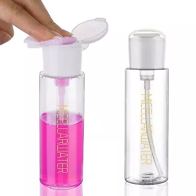 Push Down Pump Dispenser 2 Pack 3.4oz TSA Approved Nail Polish Remover Pump D... • $13.86