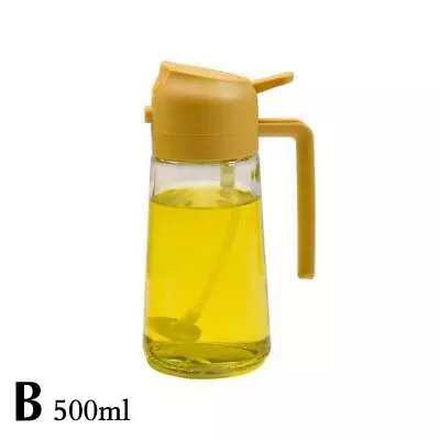 2-in-1 Glass Oil Sprayer And Dispenser Spray Bottle  Cooking Dispenser • £6.54