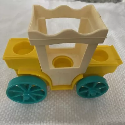 Vintage Fisher Price Little People Castle Carriage Kings Royal Coach #993 • $7.99