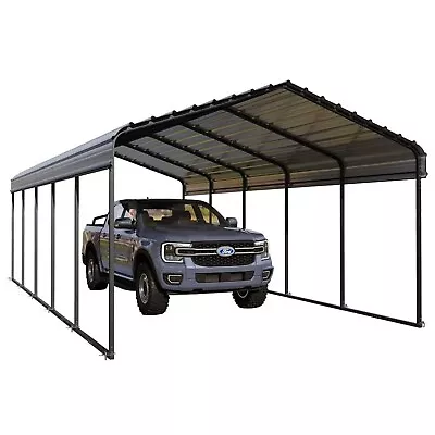 12 X 25 Ft Outdoor Carport Heavy Duty Gazebo Garage Car Shelter Shade Multi-Use • $1349.99