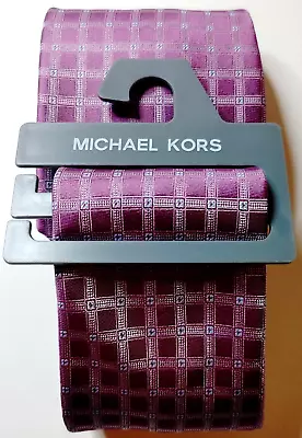 New Michael Kors Lavender Geometric Necktie • $20