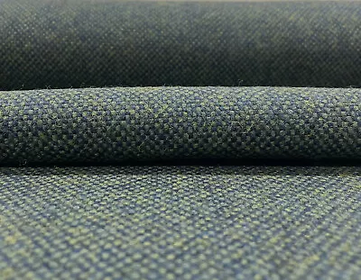3.25 Yd Maharam Firma Hilltop Green & Blue Wool Upholstery Fabric • $67.60