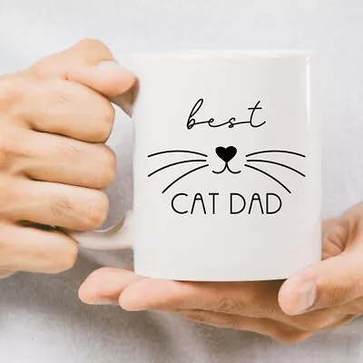 Best Cat Dad Mug Custom Mug For Dad Fathers Day Gift For Dad Birthday Gift Dad • $16.99