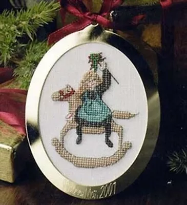 P Buckley Moss Cross Stitch KIT 2001 Limited Edition Christmas Ornament K-2001 • $9.99