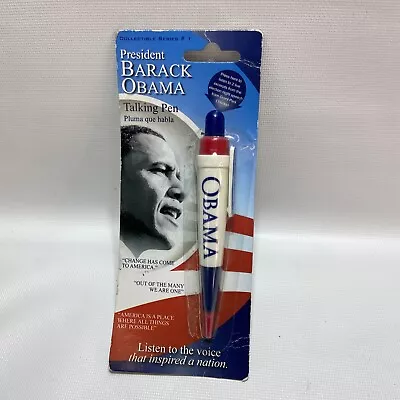 $19 • Buy BARACK OBAMA Talking Pen From Inaugural Speech Jan 20 2009 NIP/NEW J0189