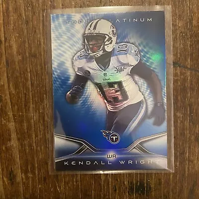 2014 Topps Platinum Blue Wave Refractors Titans Football #33 Kendall Wright *37 • $0.99