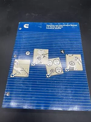 Cummins L10 ENGINE OPERATION MAINTENANCE MANUAL SPECS OPERATOR GUIDE 3810492-02 • $15.96