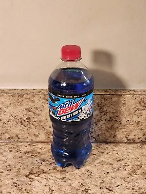 Mountain Dew Liberty Brew Full 20oz Bottle Limited *Discontinued* (2020) • $20