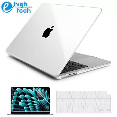 For Macbook Air 13.3  13.6  15  Clear Case Full Cover Shell+Keyboard Screen Film • $13.99