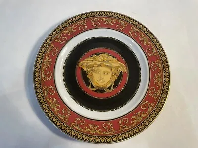 Rosenthal Versace Medusa Red Bread Or Side Plate 7 1/4” MINT!  24 Available • $85
