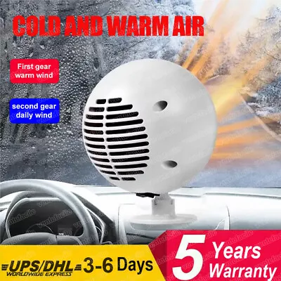 500W DC 12V Heater Fan Warmer Defroster Demister Windscreen For Truck Car • $9.90