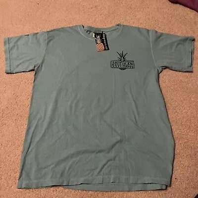 Southernology Teal Pineapple/Turtle-slow As Molasses Womens Size Med • $11.99