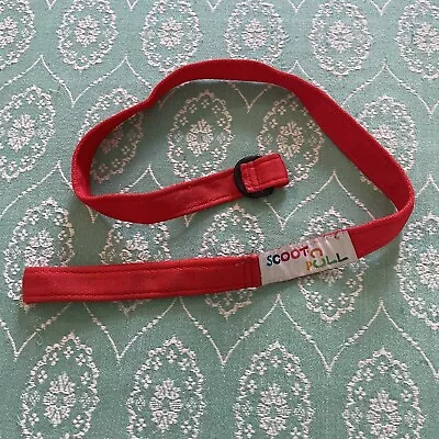 'Scoot N Pull' RED Lead / Tow / Pull Strap For Kids. Handle Micro Scooter VGC • £5