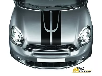 Fit Any Bonnet Stripes Car Stickers Tuning Car Graphics Vinyl Decals Made In UK • £14.99