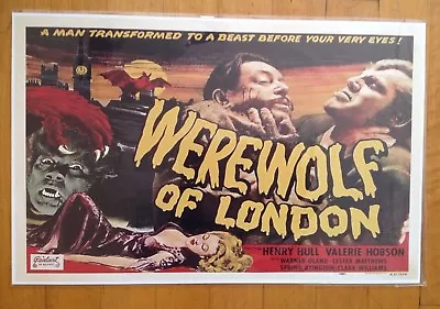 An American Werewolf In London 11 X 17 Movie Poster Henry Hull & Valerie Hobson  • $12.98